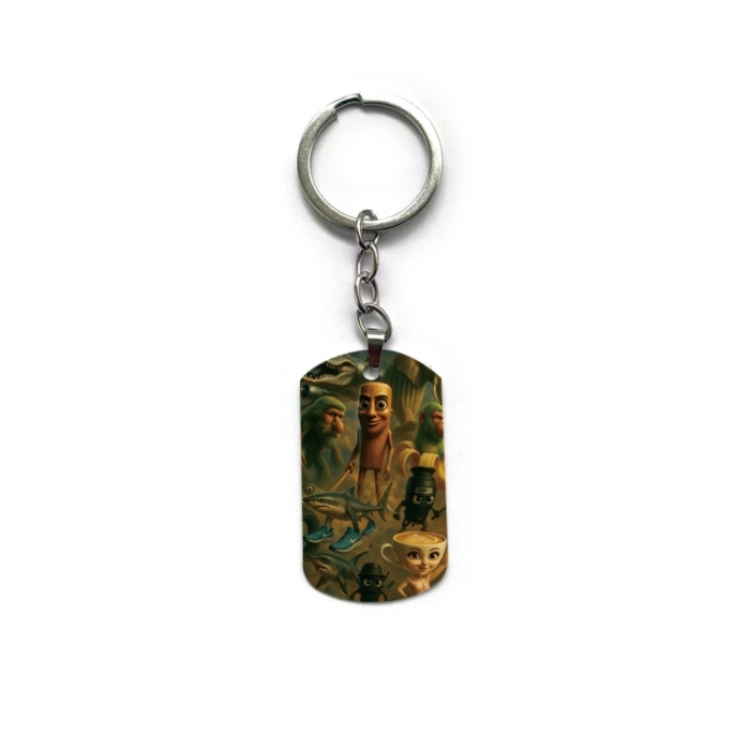 Italian-Brainrot Anime double-sided full-color printed keychain price for 5 pcs