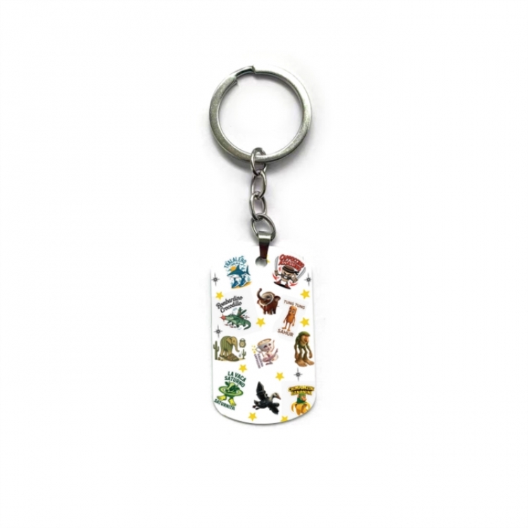Italian-Brainrot Anime double-sided full-color printed keychain price for 5 pcs
