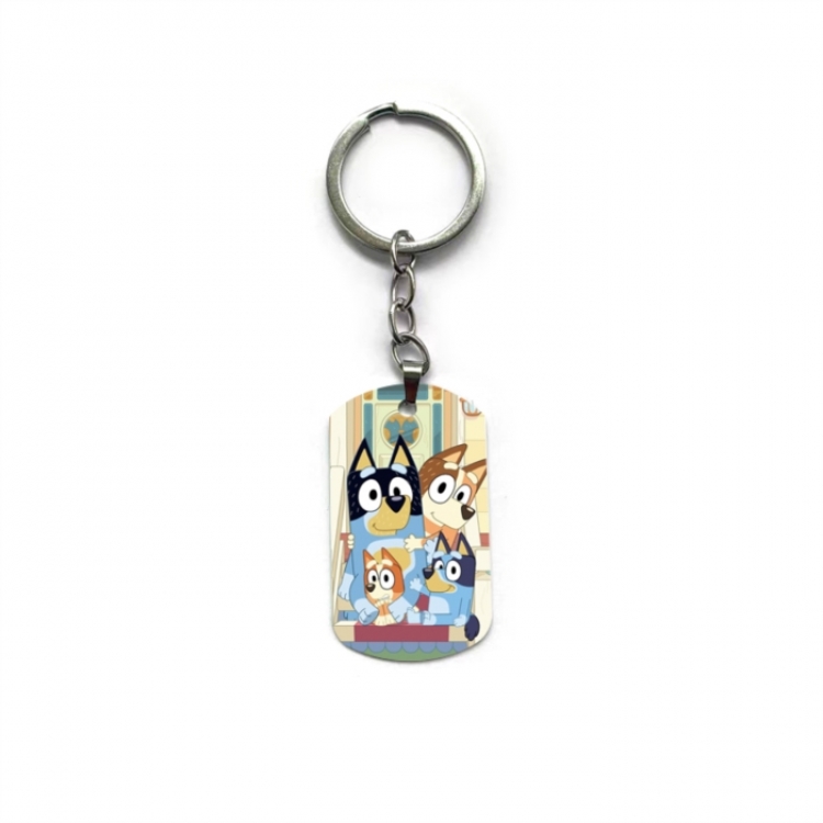 Bluey Anime double-sided full-color printed keychain price for 5 pcs