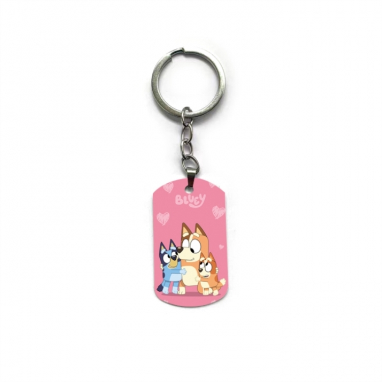 Bluey Anime double-sided full-color printed keychain price for 5 pcs