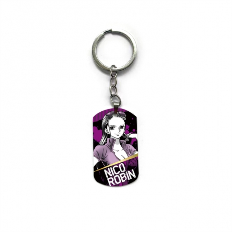 One Piece Anime double-sided full-color printed keychain price for 5 pcs