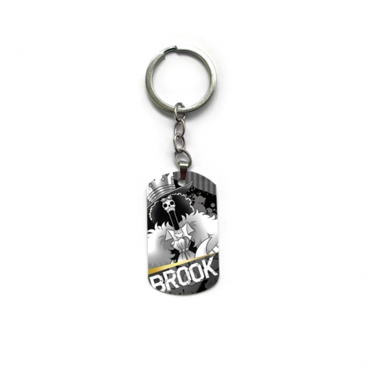 One Piece Anime double-sided full-color printed keychain price for 5 pcs