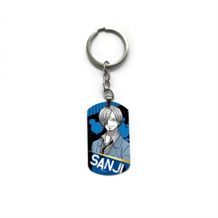 One Piece Anime double-sided full-color printed keychain price for 5 pcs