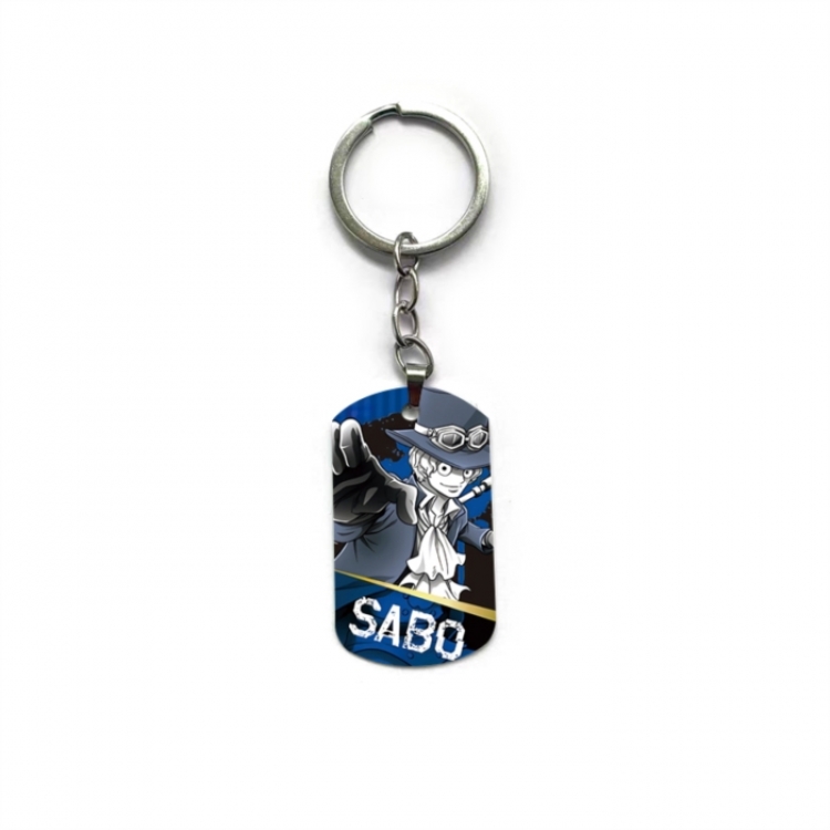 One Piece Anime double-sided full-color printed keychain price for 5 pcs