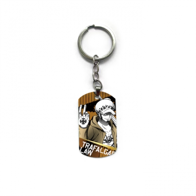 One Piece Anime double-sided full-color printed keychain price for 5 pcs