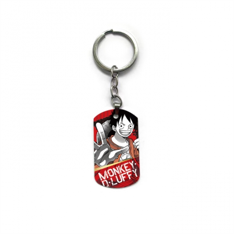 One Piece Anime double-sided full-color printed keychain price for 5 pcs