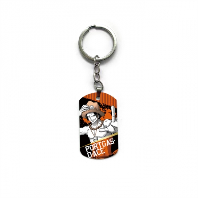 One Piece Anime double-sided full-color printed keychain price for 5 pcs