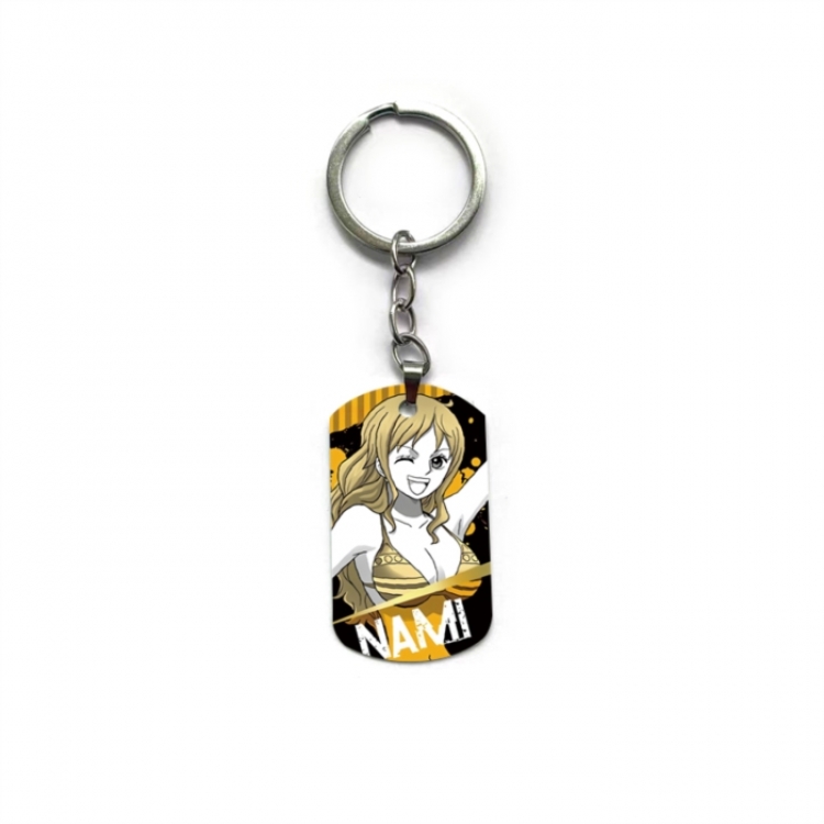 One Piece Anime double-sided full-color printed keychain price for 5 pcs