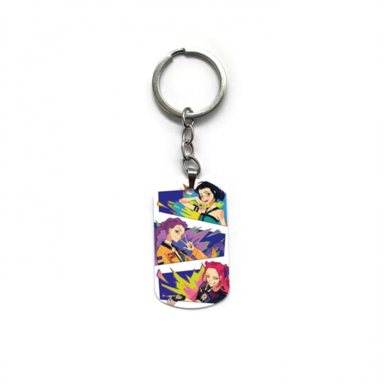 K-Pop Demon Hunters Anime double-sided full-color printed keychain price for 5 pcs