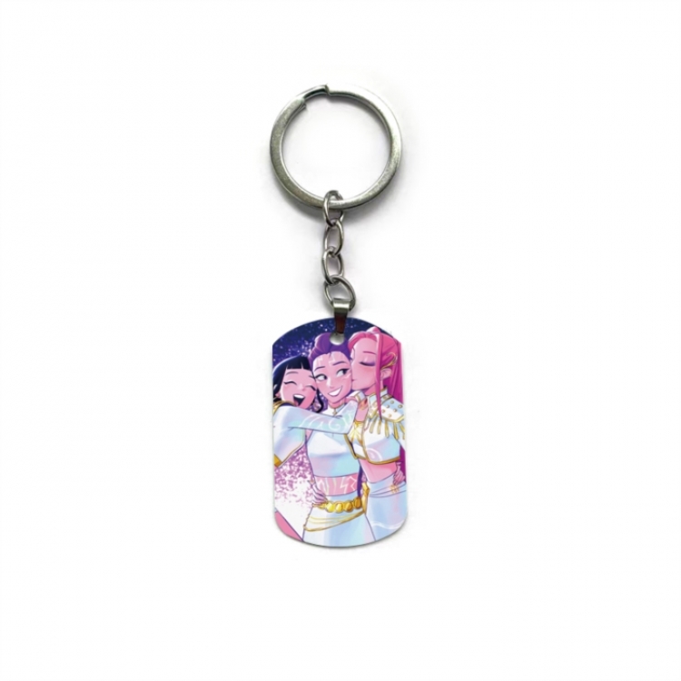 K-Pop Demon Hunters Anime double-sided full-color printed keychain price for 5 pcs