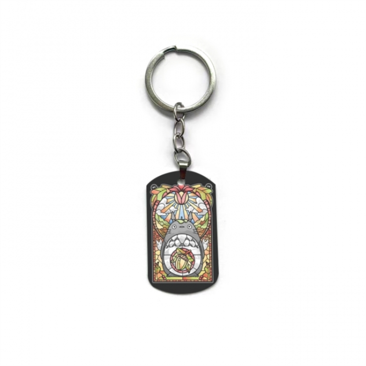 TOTORO Anime double-sided full-color printed keychain price for 5 pcs