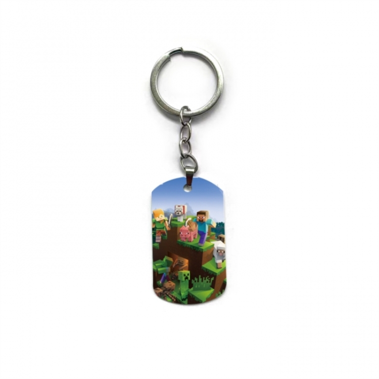 Minecraft Anime double-sided full-color printed keychain price for 5 pcs