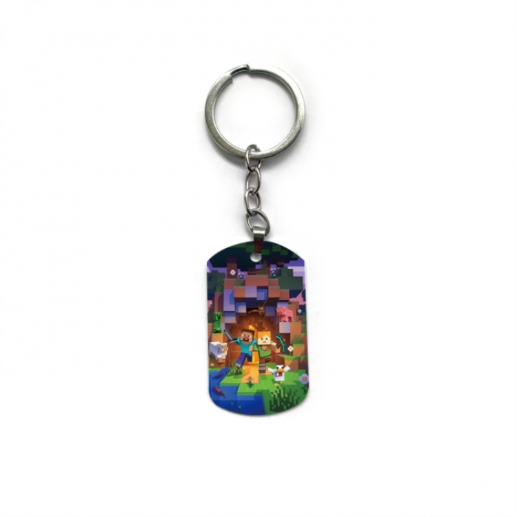 Minecraft Anime double-sided full-color printed keychain price for 5 pcs