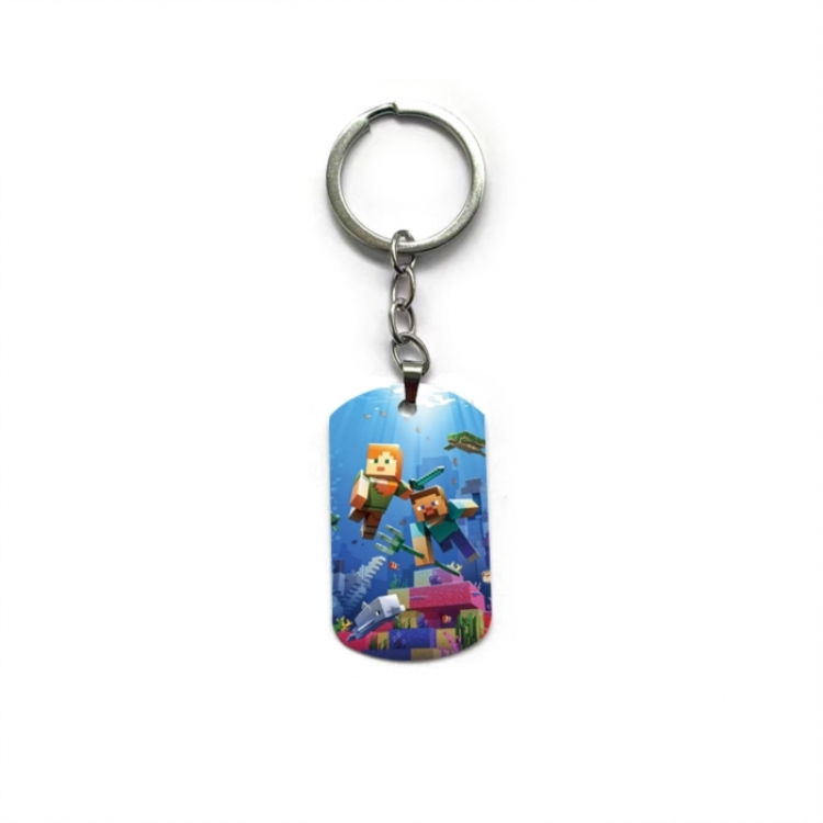 Minecraft Anime double-sided full-color printed keychain price for 5 pcs