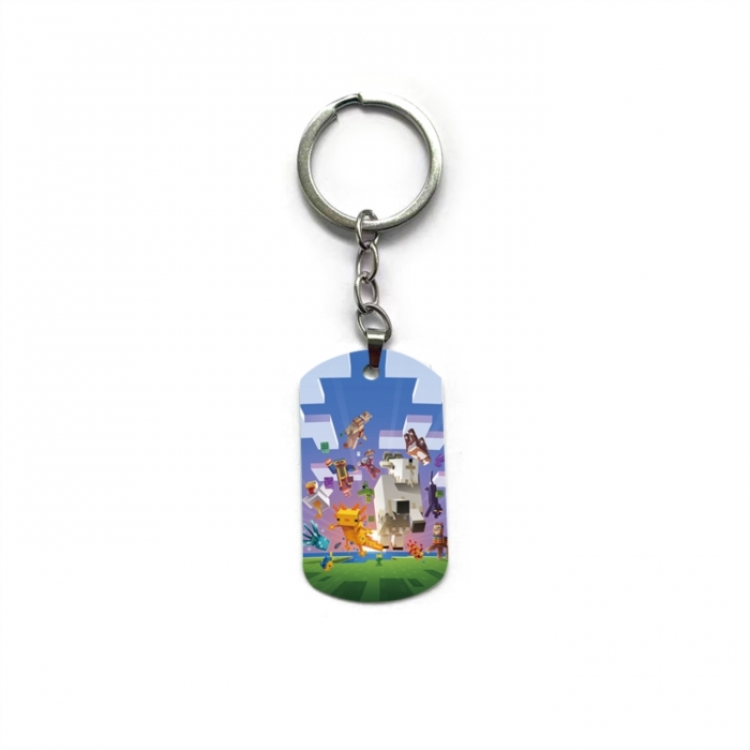 Minecraft Anime double-sided full-color printed keychain price for 5 pcs