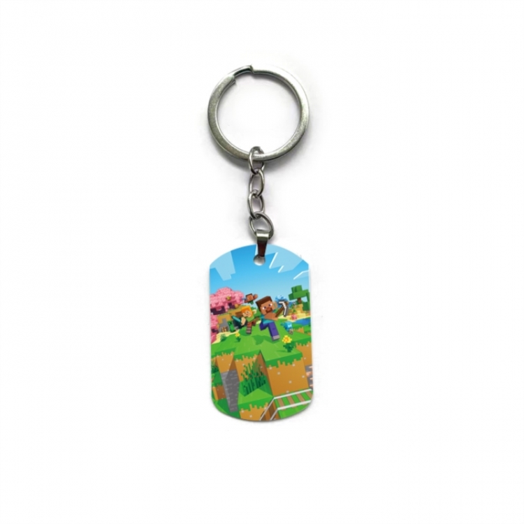 Minecraft Anime double-sided full-color printed keychain price for 5 pcs