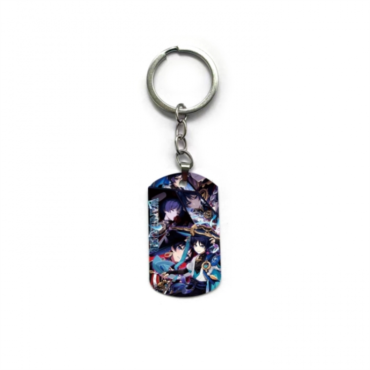 Genshin Impact Anime double-sided full-color printed keychain price for 5 pcs