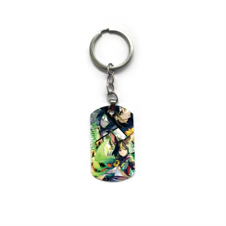 Genshin Impact Anime double-sided full-color printed keychain price for 5 pcs