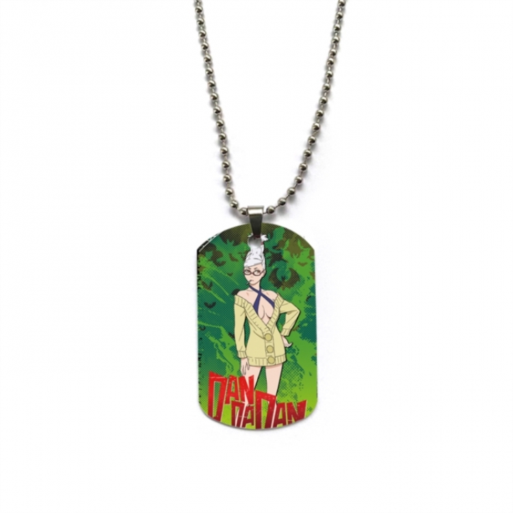 DANDADAN Anime double-sided full color printed military brand necklace price for 5 pcs