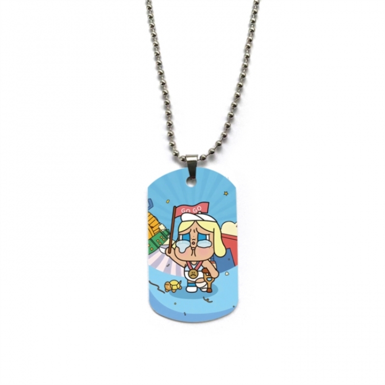 CryBaby Anime double-sided full color printed military brand necklace price for 5 pcs