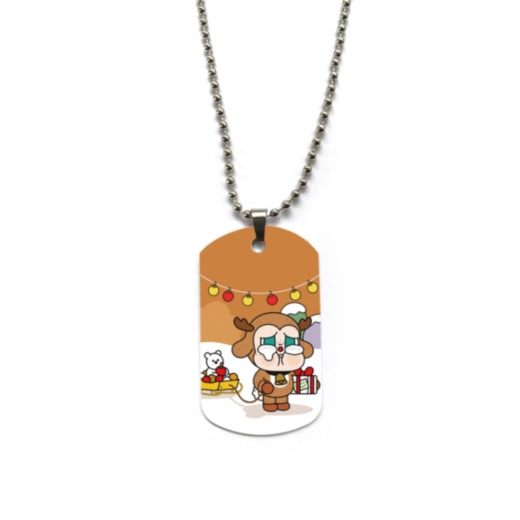 CryBaby Anime double-sided full color printed military brand necklace price for 5 pcs