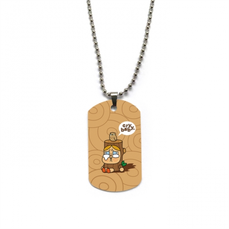 CryBaby Anime double-sided full color printed military brand necklace price for 5 pcs