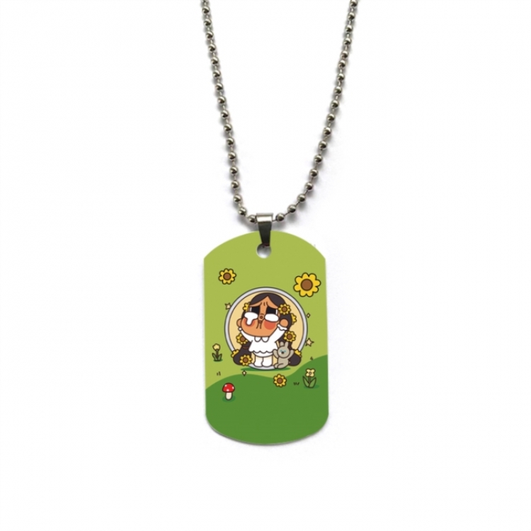 CryBaby Anime double-sided full color printed military brand necklace price for 5 pcs