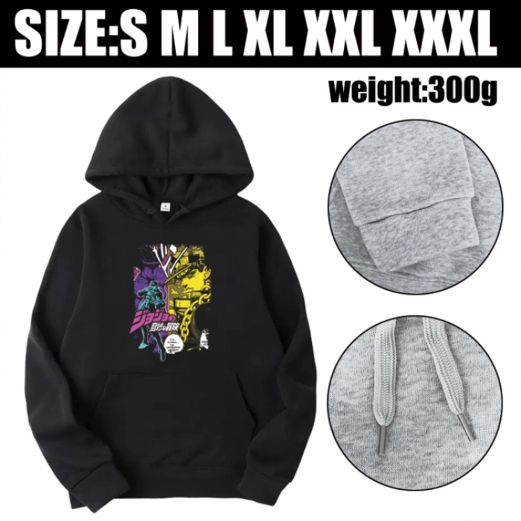 JoJos Bizarre Adventure Anime printed hooded sweatshirt top from S to 3XL