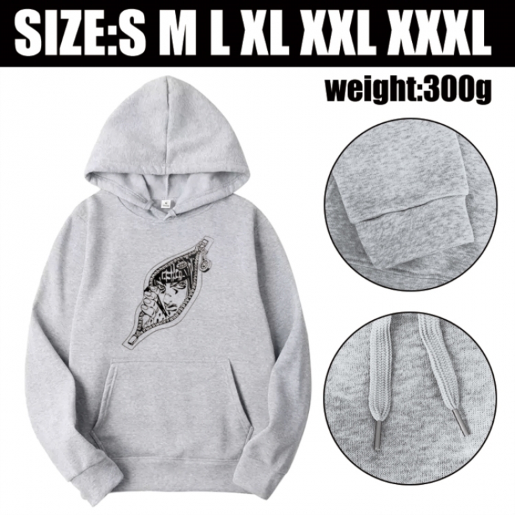 JoJos Bizarre Adventure Anime printed hooded sweatshirt top from S to 3XL