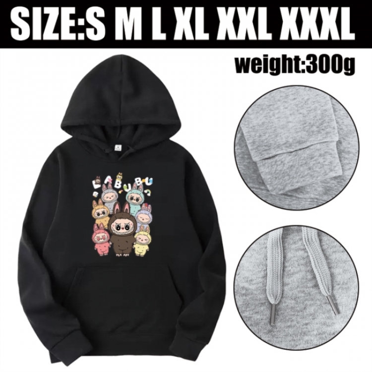 Labubu Anime printed hooded sweatshirt top from S to 3XL