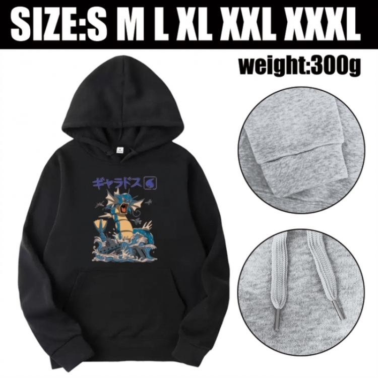 Pokemon Anime printed hooded sweatshirt top from S to 3XL