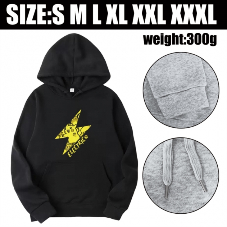 Pokemon Anime printed hooded sweatshirt top from S to 3XL