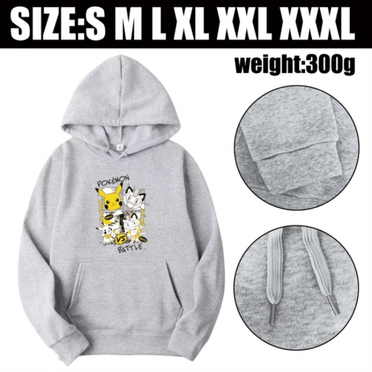 Pokemon Anime printed hooded sweatshirt top from S to 3XL
