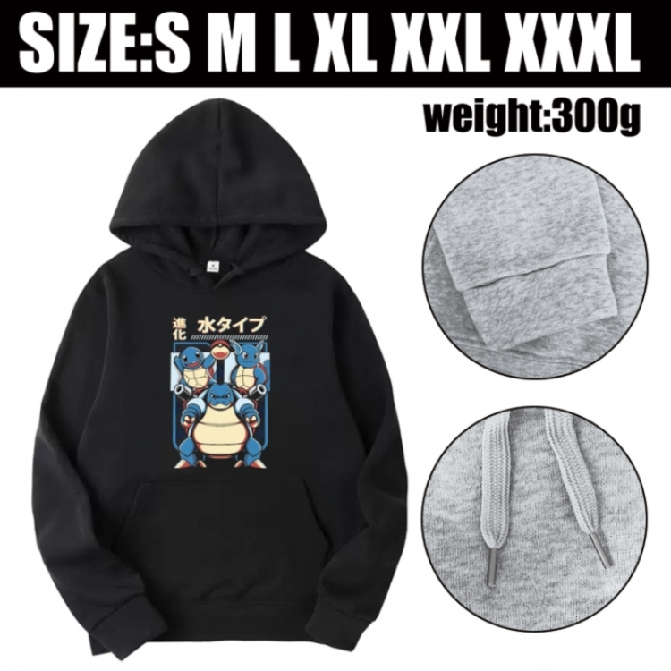 Pokemon Anime printed hooded sweatshirt top from S to 3XL