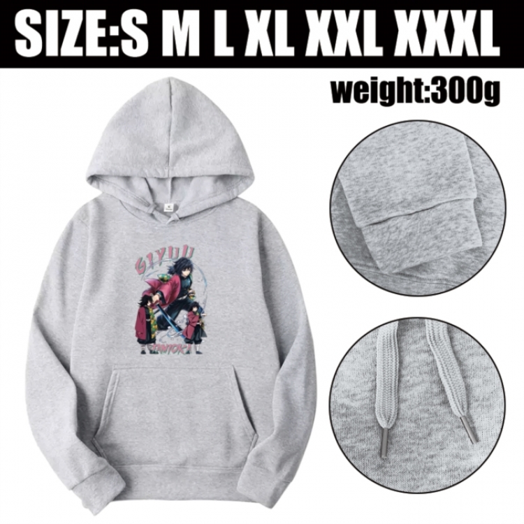 Demon Slayer Kimets Anime printed hooded sweatshirt top from S to 3XL