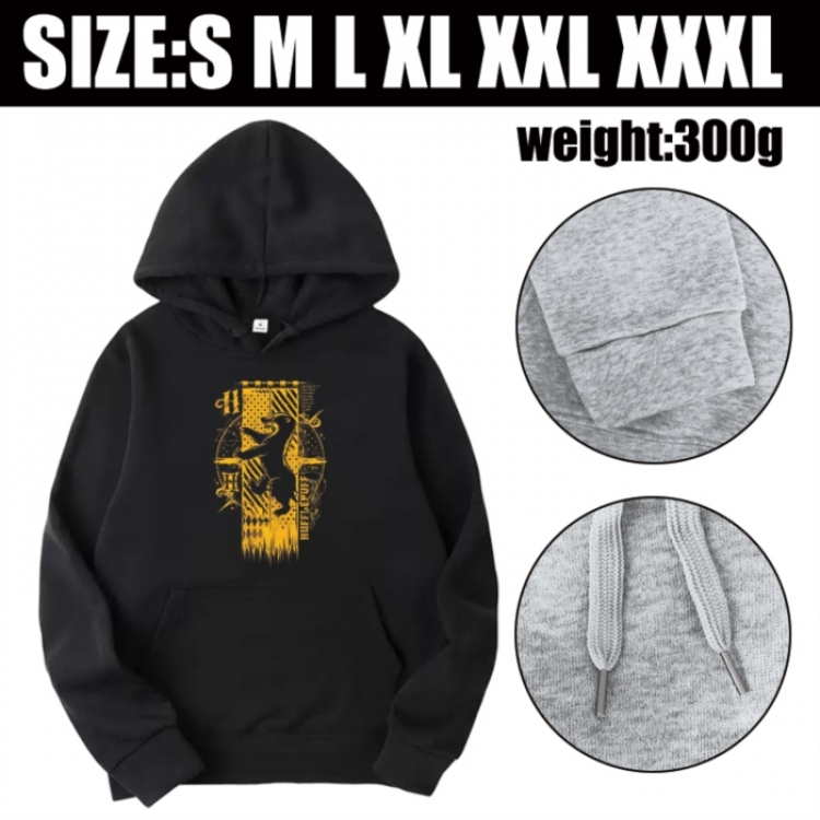 Harry Potter Anime printed hooded sweatshirt top from S to 3XL
