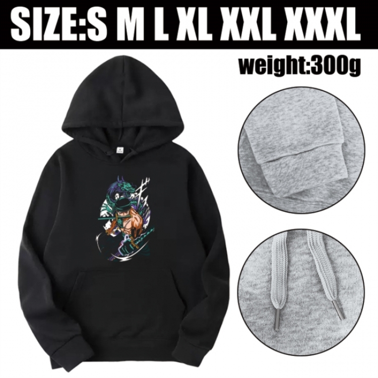 One Piece Anime printed hooded sweatshirt top from S to 3XL