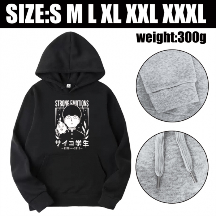 Mob Psycho 100 Anime printed hooded sweatshirt top from S to 3XL