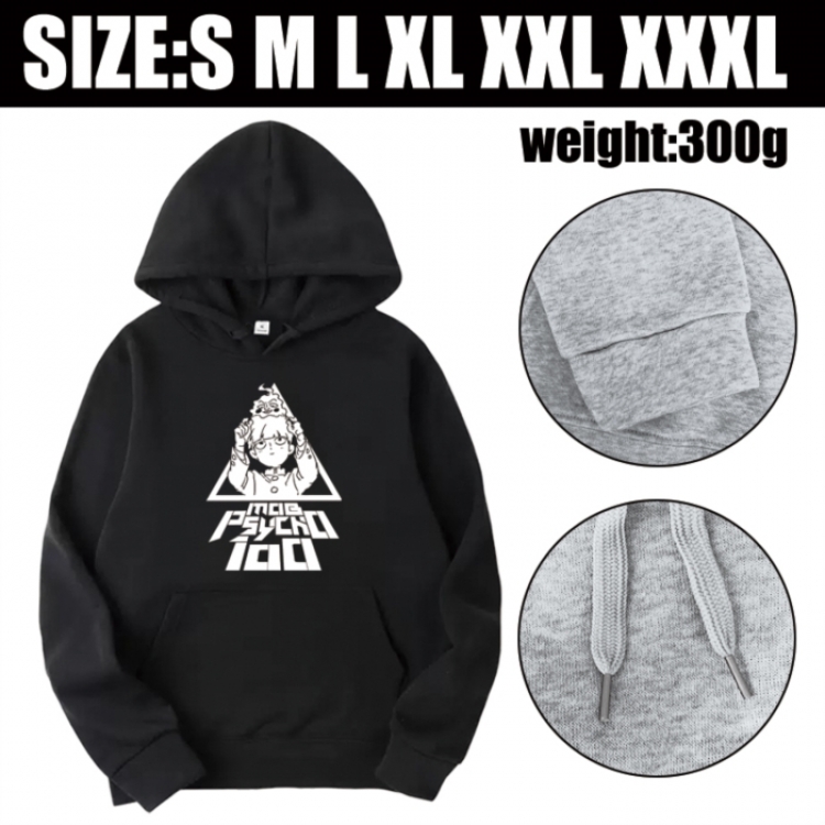 Mob Psycho 100 Anime printed hooded sweatshirt top from S to 3XL