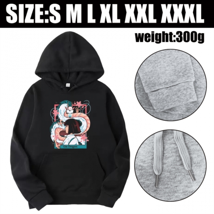 TOTORO Anime printed hooded sweatshirt top from S to 3XL