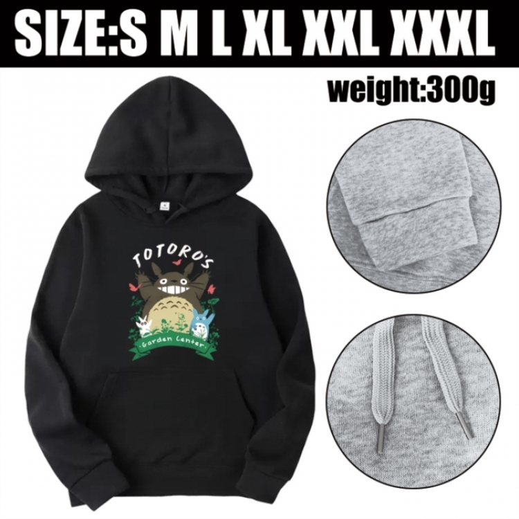 TOTORO Anime printed hooded sweatshirt top from S to 3XL
