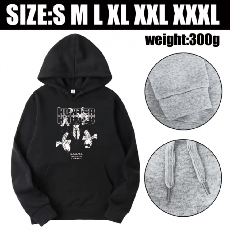 HunterXHunter Anime printed hooded sweatshirt top from S to 3XL