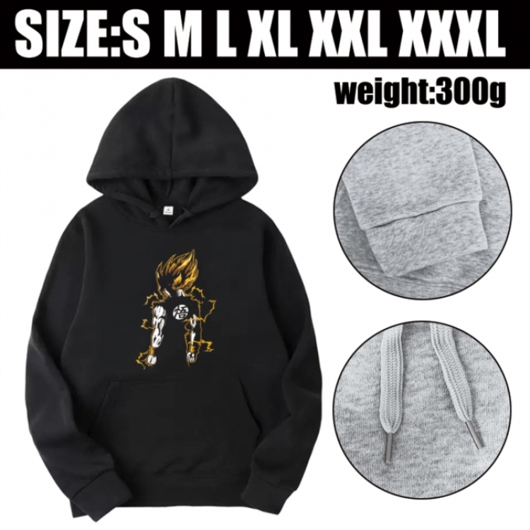 DRAGON BALL Anime printed hooded sweatshirt top from S to 3XL