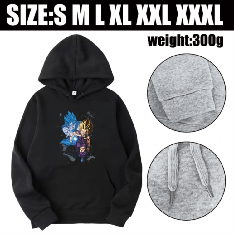 DRAGON BALL Anime printed hooded sweatshirt top from S to 3XL
