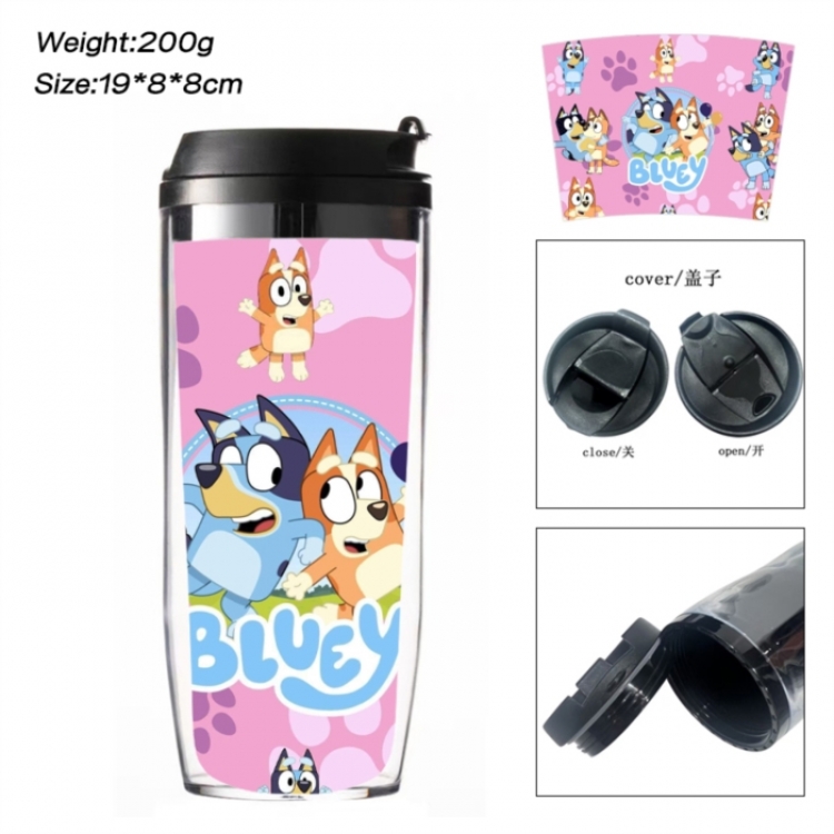 Bluey Anime double-layer insulated water bottle and cup 350ML