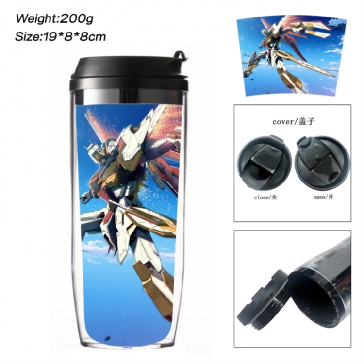 Gundam Anime double-layer insulated water bottle and cup 350ML