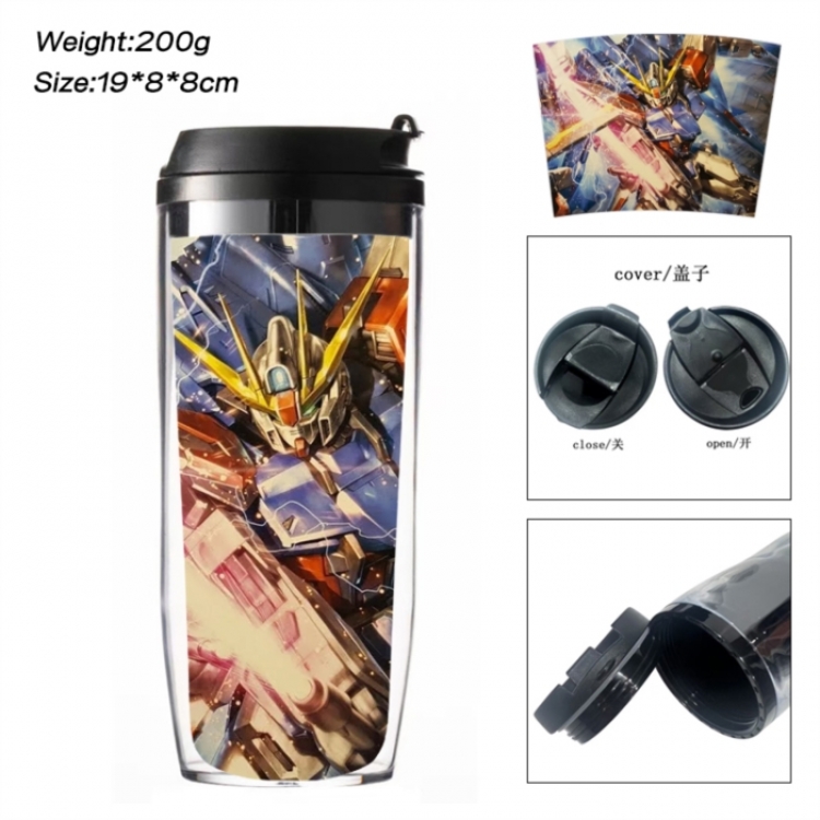 Gundam Anime double-layer insulated water bottle and cup 350ML
