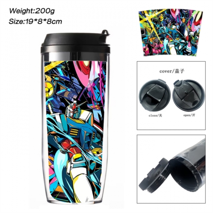 Gundam Anime double-layer insulated water bottle and cup 350ML