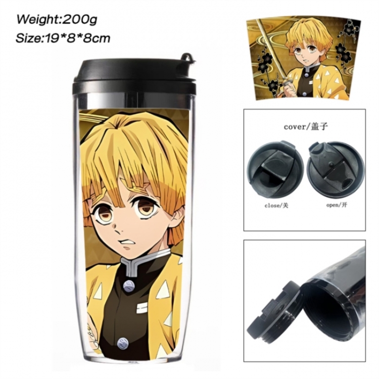 Demon Slayer Kimets Anime double-layer insulated water bottle and cup 350ML