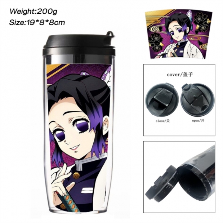 Demon Slayer Kimets Anime double-layer insulated water bottle and cup 350ML